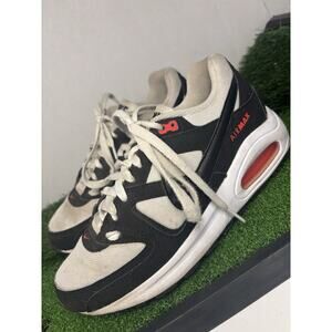 Nike Air Max Command Flex (GS) White Black Orange running 844346-100 Size 6Y